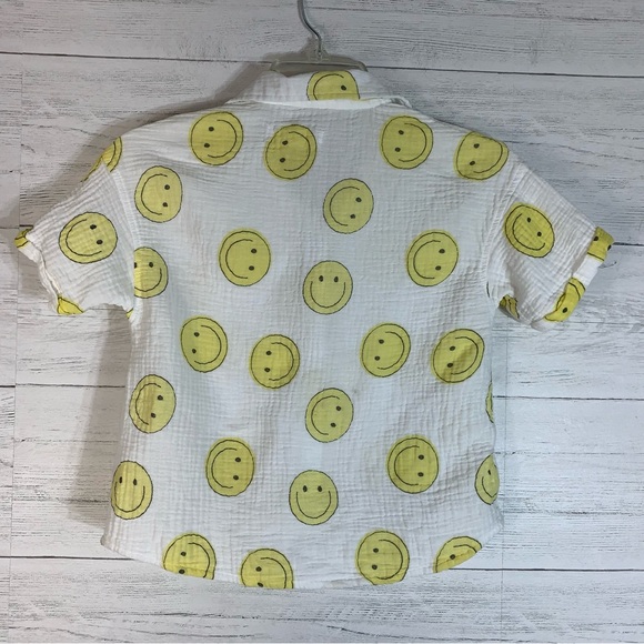 Grayson Threads happy face gauze shirt size L (10-12) - Picture 2 of 5